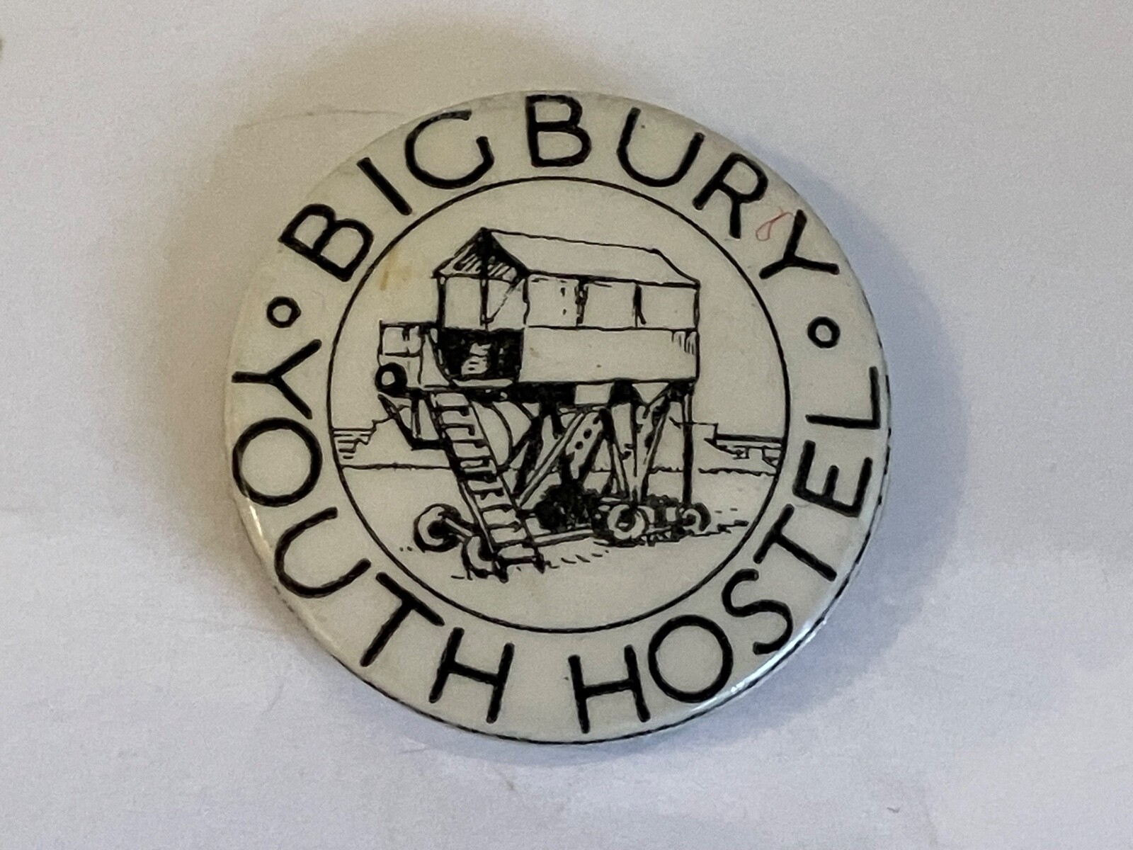 Vintage Bigbury Youth Hostel Pin Badge