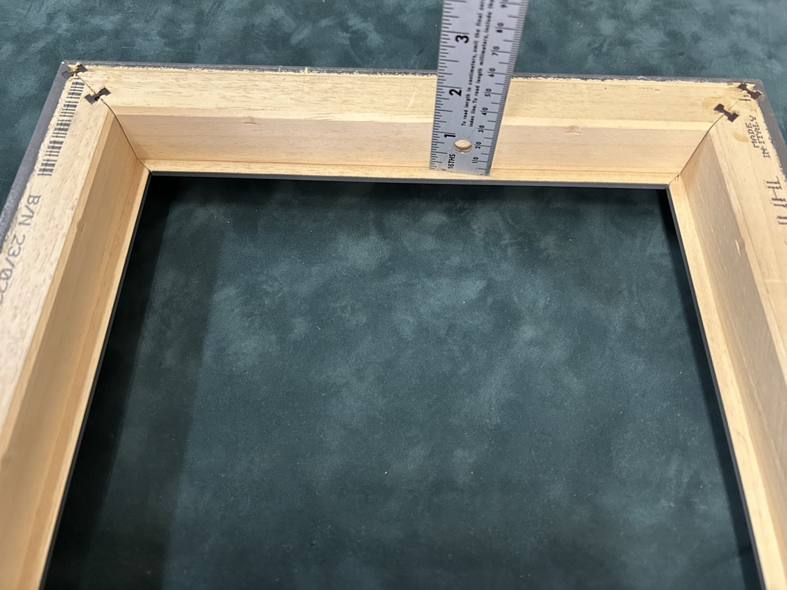 Modern LARSON Wood Shadowbox/ Oil Ptg Deep Rabbet Picture Frame 8 X 10 Silver