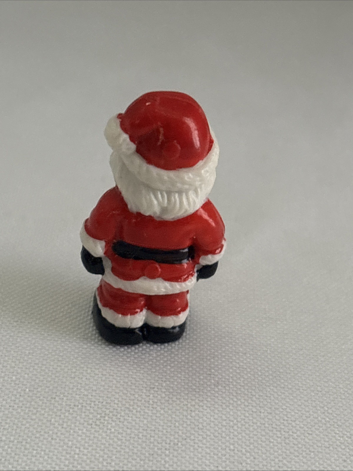 Vintage Tumbling Dancing Santa Claus Figurine Set Of 6 Miniatures
