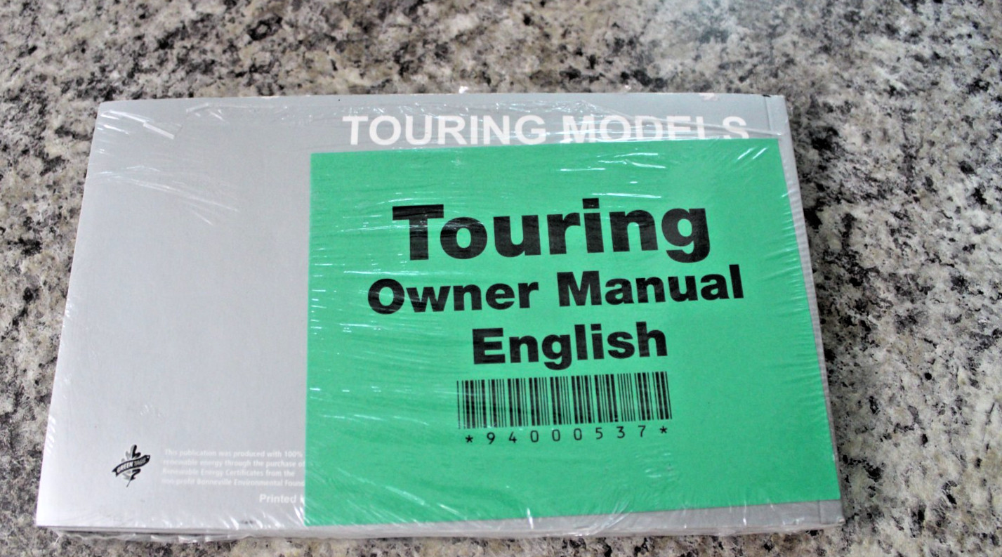 2019 HARLEY-DAVIDSON TOURING MODELS OWNER’S MANUAL #94000537