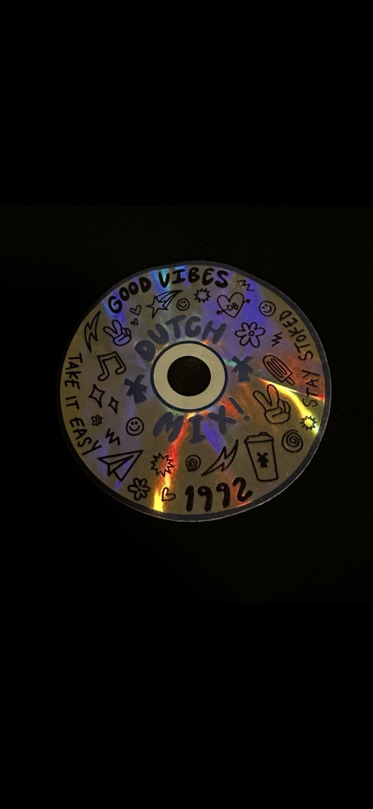 DUTCH BROS August Bonus Drop 2024 “Dutch Mix” CD Sticker