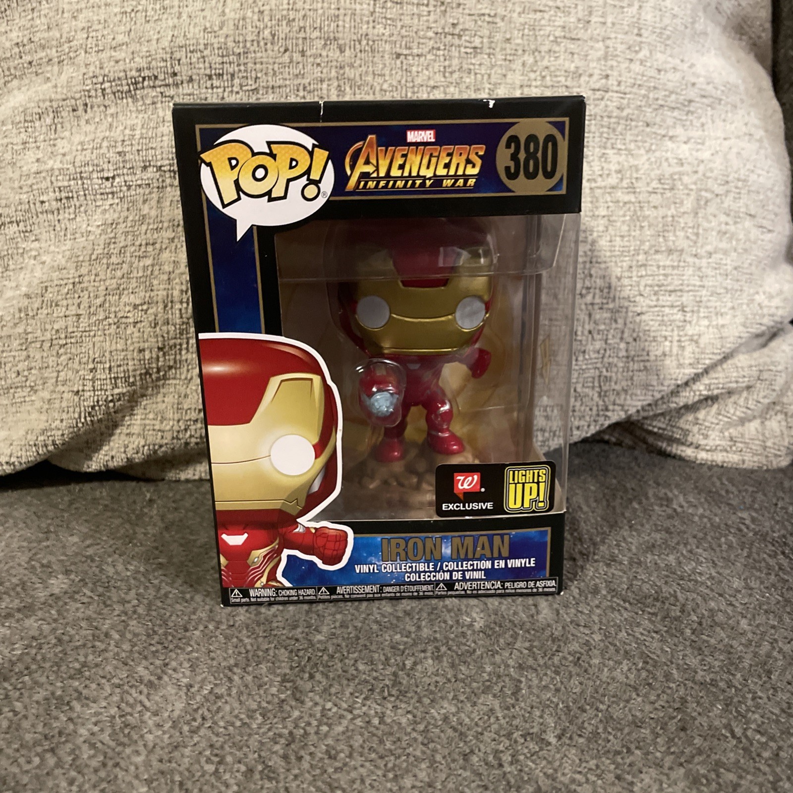 Funko Pop! Vinyl: Marvel – Iron Man (w/ Lights) – Walgreens (Exclusive) #380