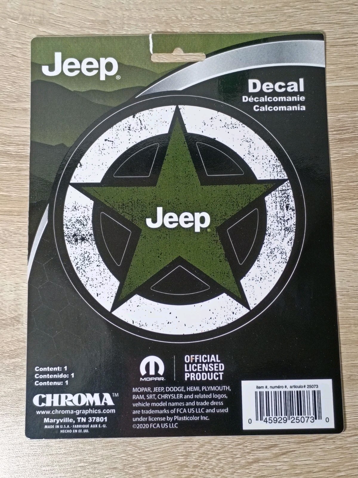 *FREE SHIP* 5″ JEEP LOGO Vinyl Sticker Decal Official Chroma Weather Resistant