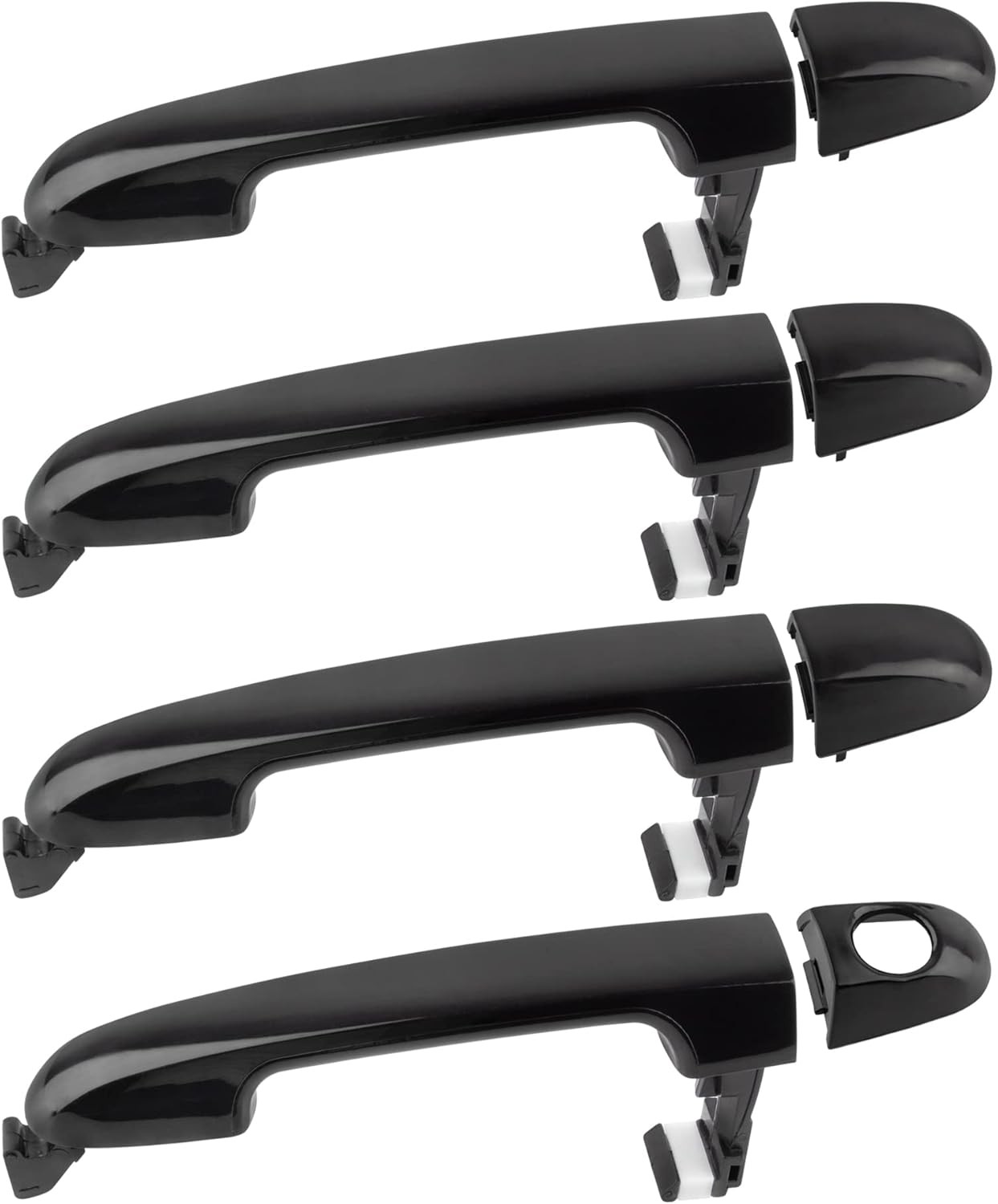 BOXI Set of 4 Front/Rear + Left/Right Outer Exterior Door Handles Fit for