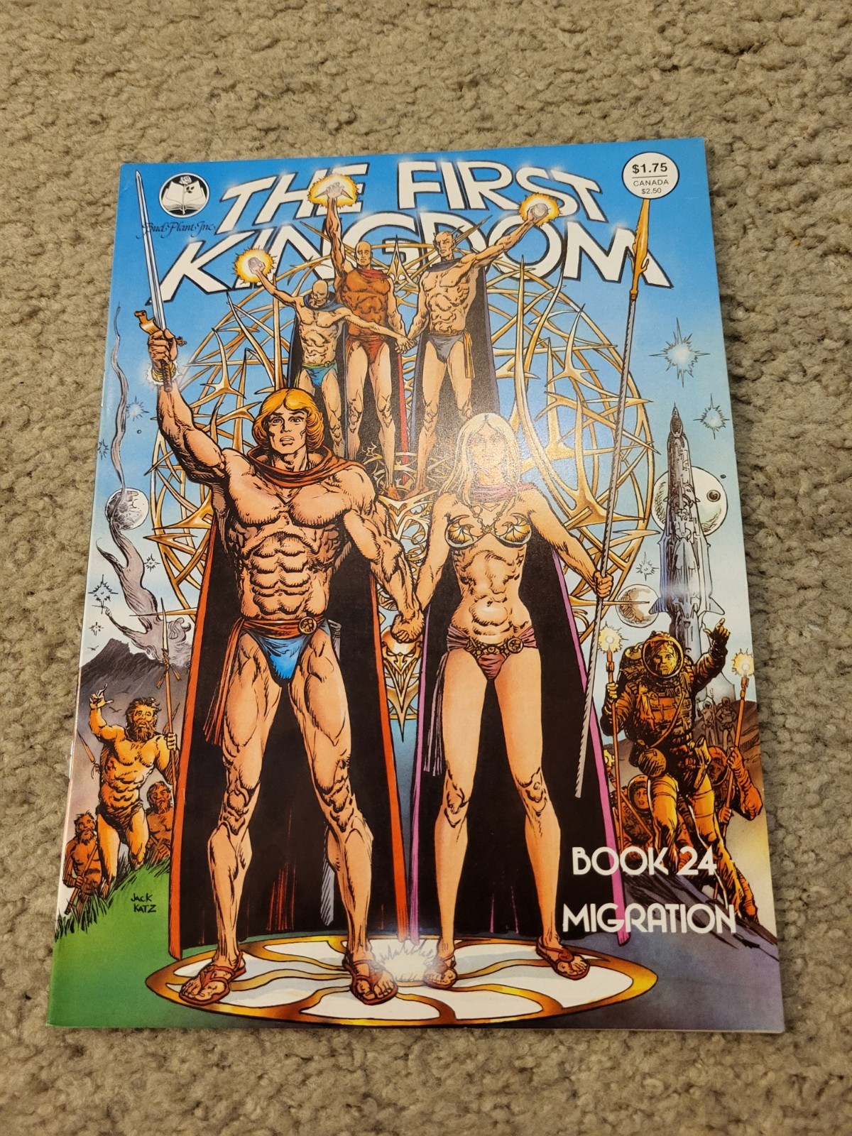 THE FIRST KINGDOM 24 (Final Issue-1st Print) Bud Plant Jack Katz 1986 HIGH GRADE