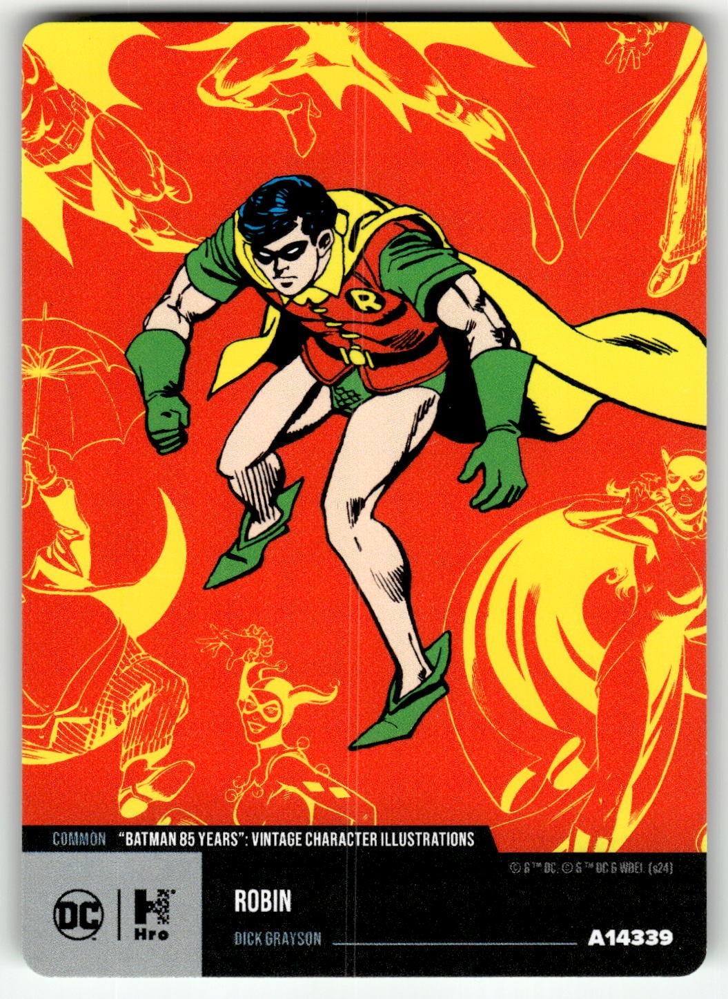 2024 DC Batman 85 Years Physical Card – Robin: Damien Wayne