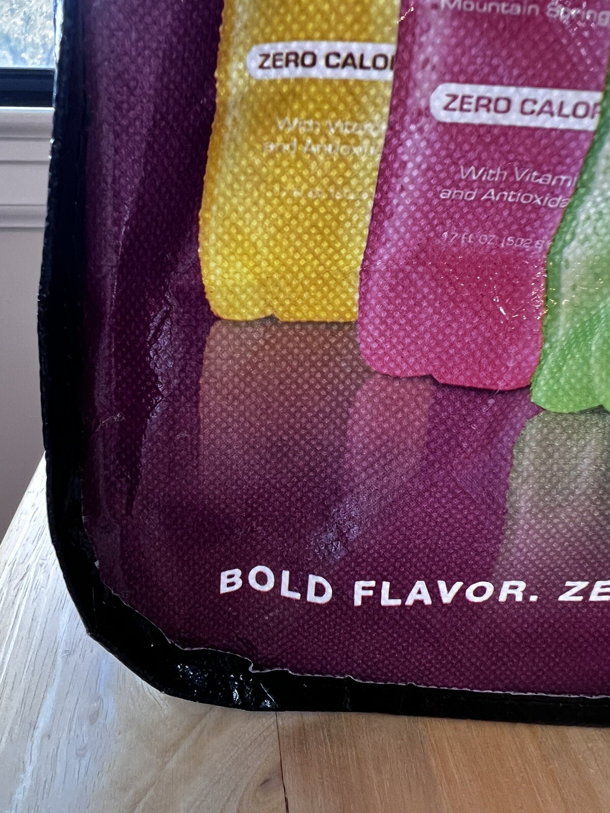 Sparkling Ice Tote Bag Rare Swag Collectible Features Graphics Of Many Flavors