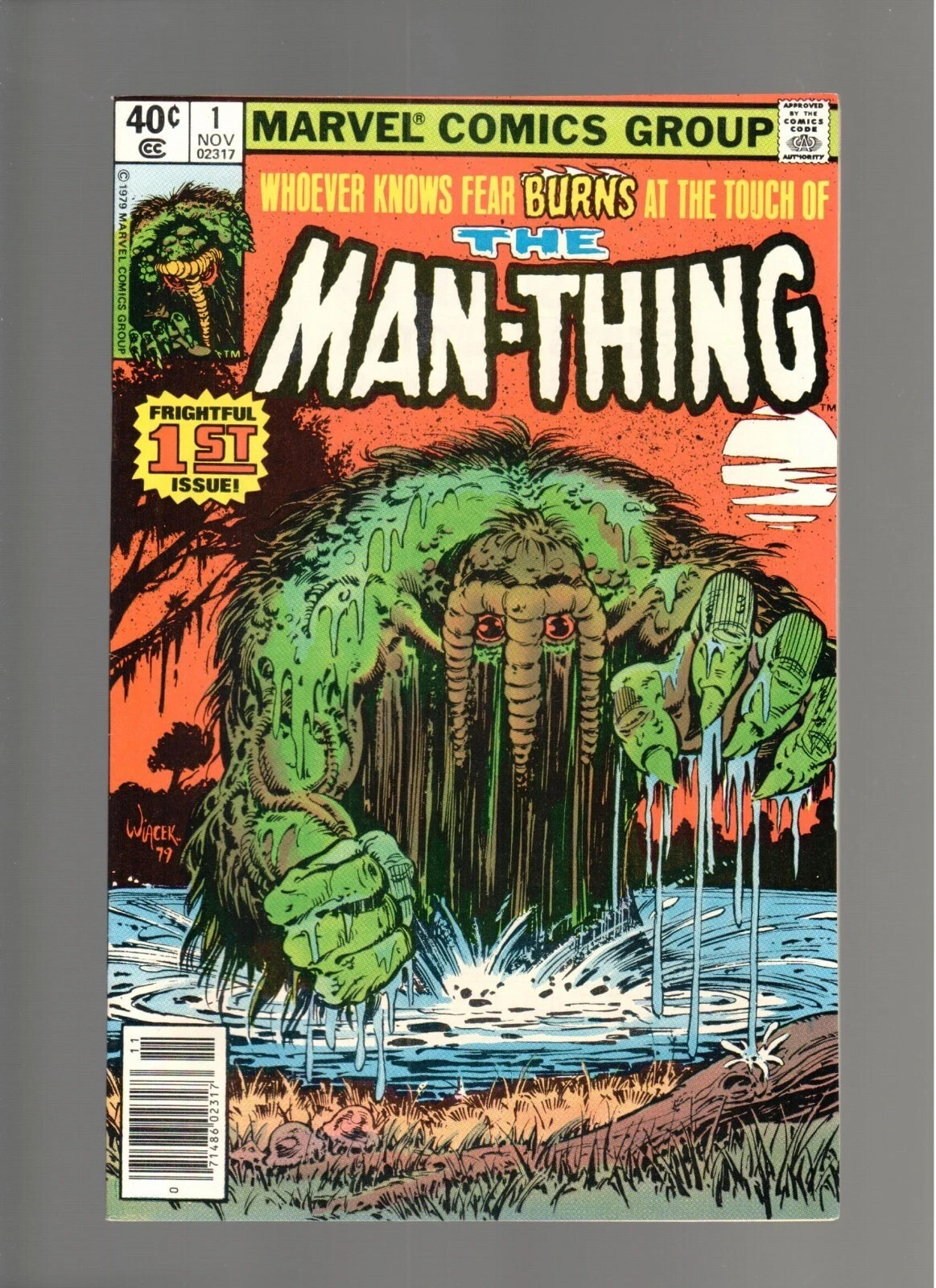 THE MAN-THING # 1 ( 1979 ) FRIGHTFUL IST ISSUE! 9.0 MARVEL COMICS SHARP COPY