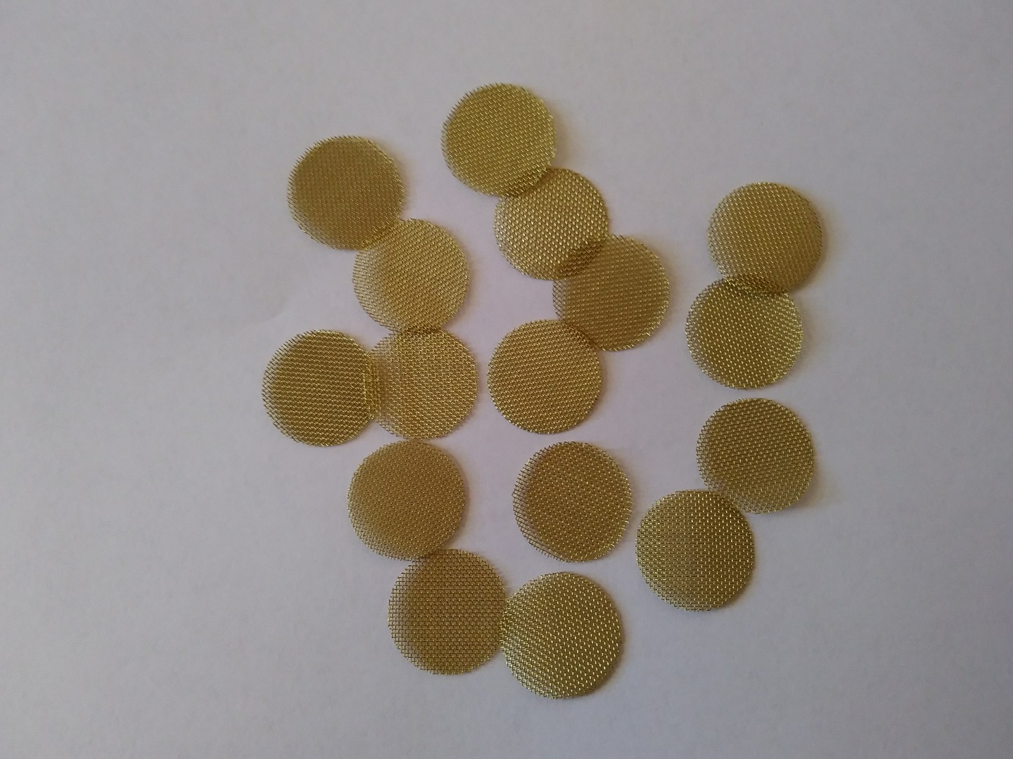 25 pieces brass metal pipe screens 5/8 inch 15 mm heavy duty free shipping