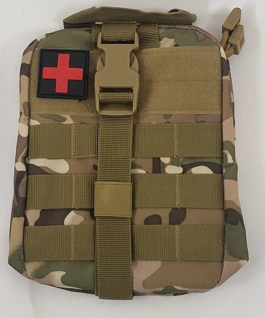Tactical First Aid Kit IFAK Survival Molle Military EMT Medical Rip Away POUCH