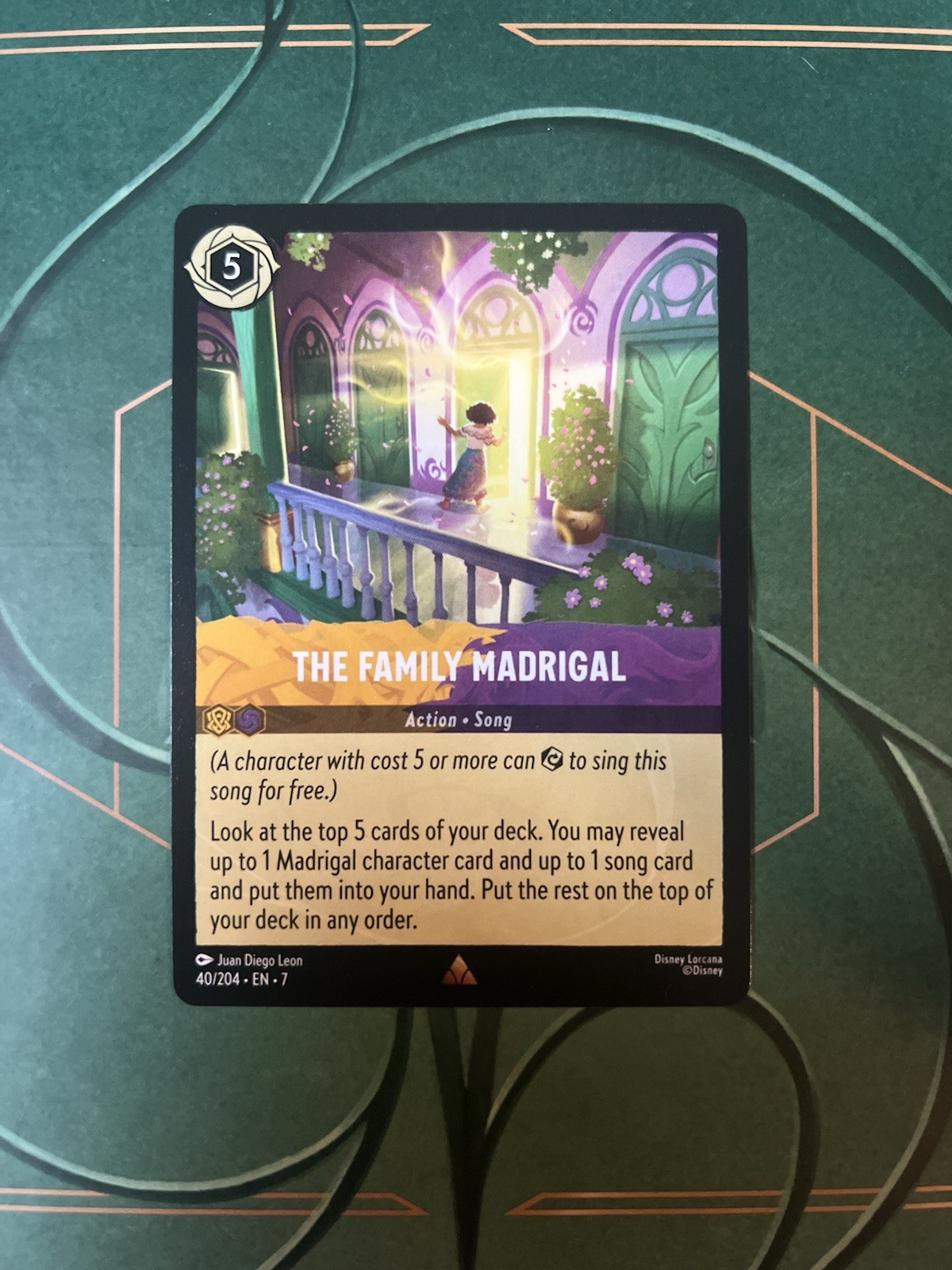 Disney Lorcana- Archazia’s Island-Non Holo – Rare- 40/204 – The Family Madrigal