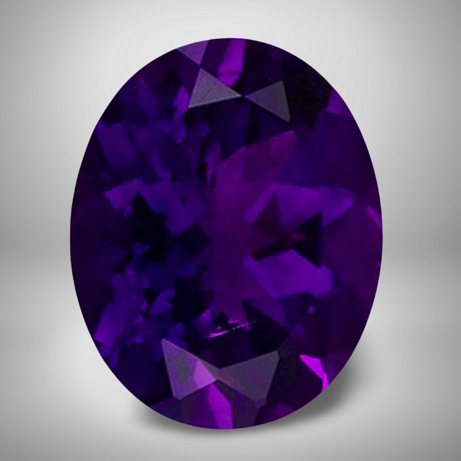 Amethyst Oval Cut Gemstone 9 Cts – 16×12 mm VVS Precious Jewelry Gem