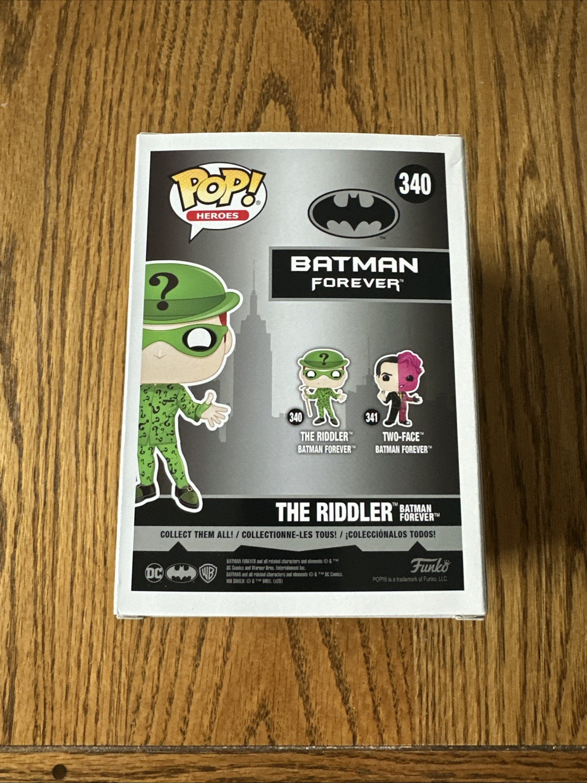 Funko Pop! Vinyl: DC Universe – The Riddler Batman Forever #340 NEW!