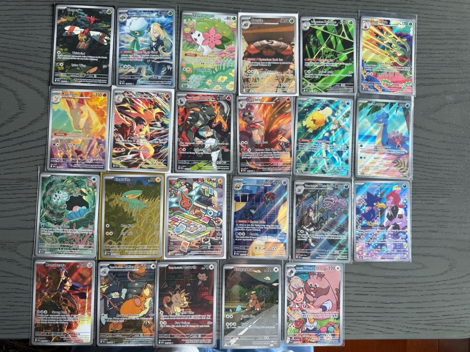 Pokemon Destined Rivals Illustration Rare Complete Set 23 Cards- Psyduck 193