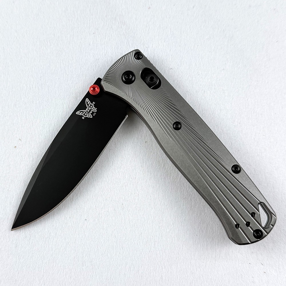 Benchmade Bugout 535BK-4 M390 Stainless Steel Gray Aluminum Handle Folding Knife