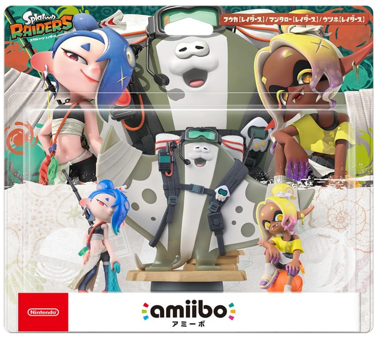 amiibo Splatoon Raiders Set Deep Cut Japan New