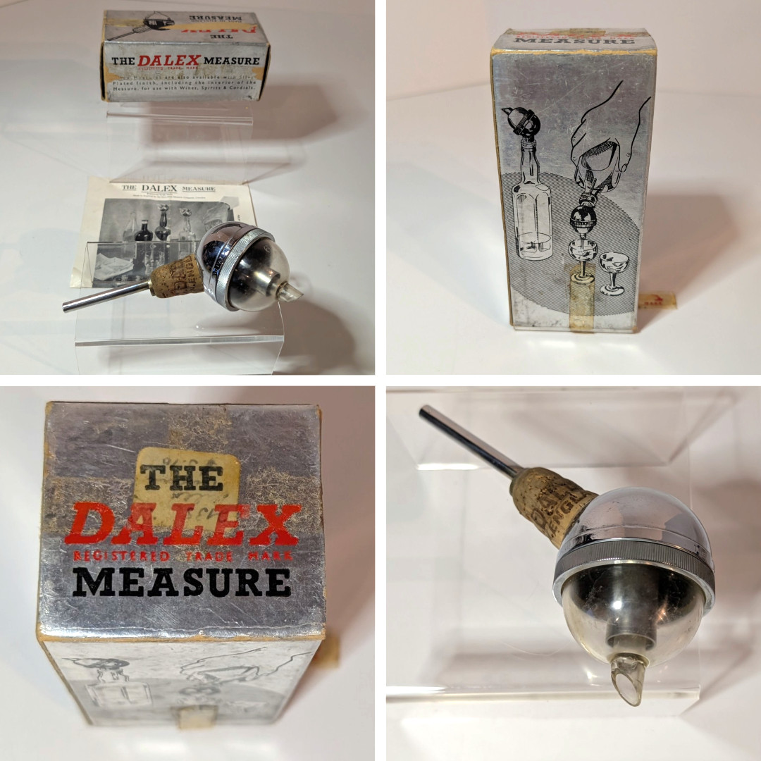 Vintage Pourer Spout Dalex Gaskell & Chambers, British UK Pub, Bar Drink Measure