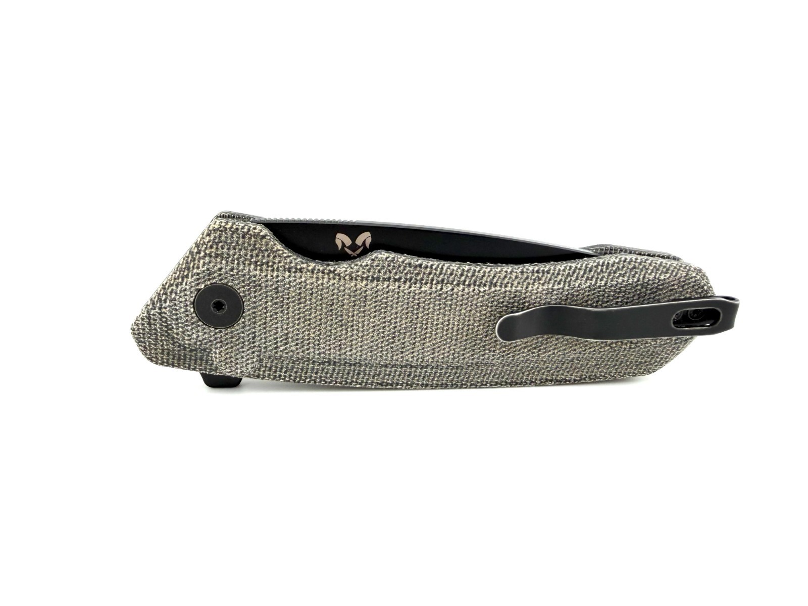 Kizer Mad Tanto Plunge Lock Knife Black Micarta (3.25″ Black) 154 CM Stainless