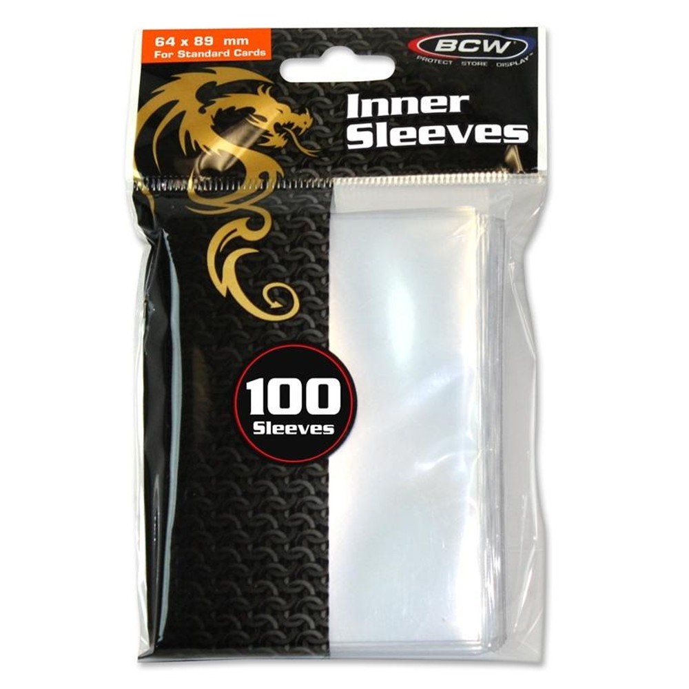 Inner Sleeves Standard – Clear (100-Pack) Unopened