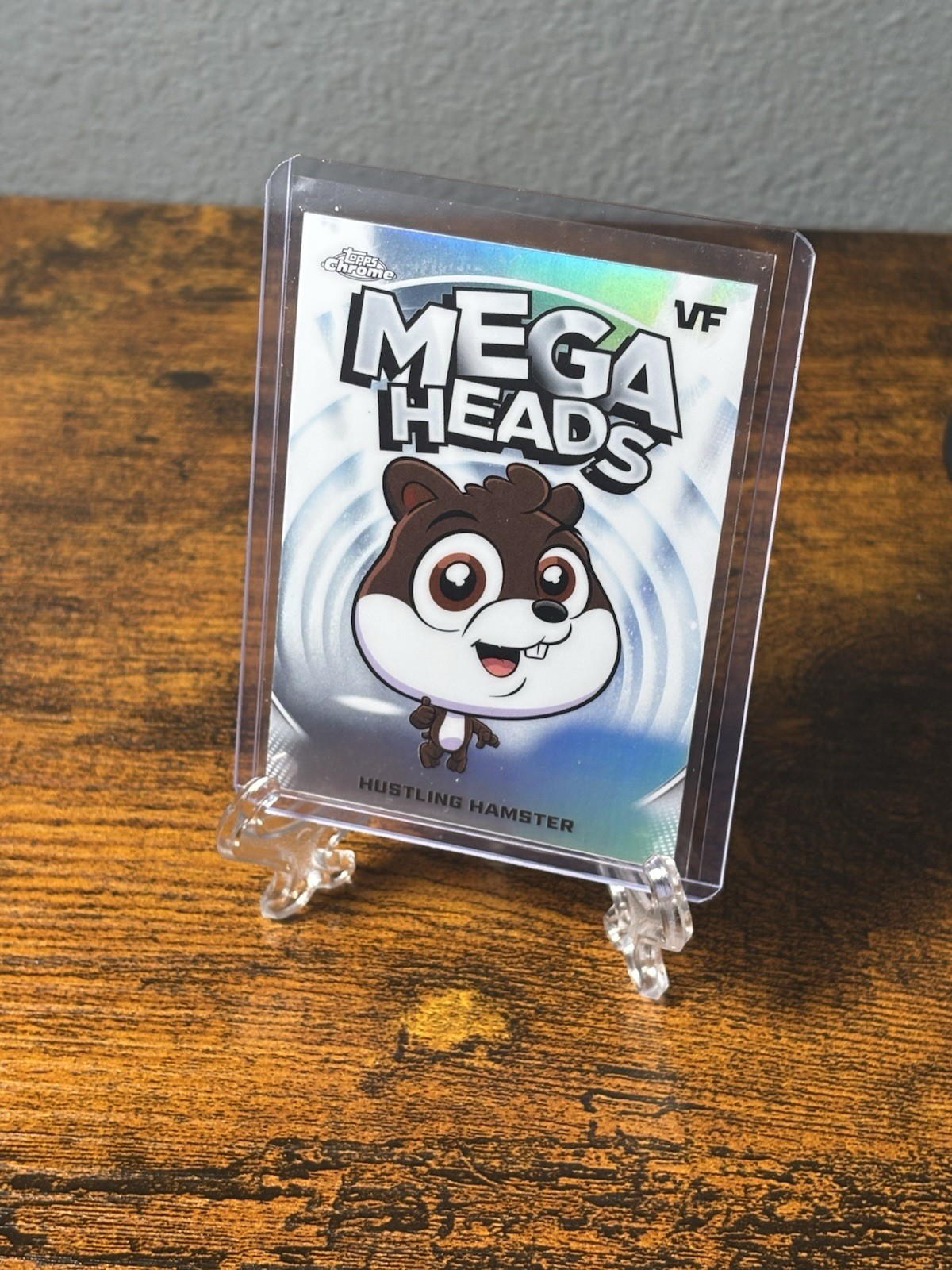 2026 Topps Chrome VeeFriends Hustling Hamster Mega Heads M-13 Mega Box Insert