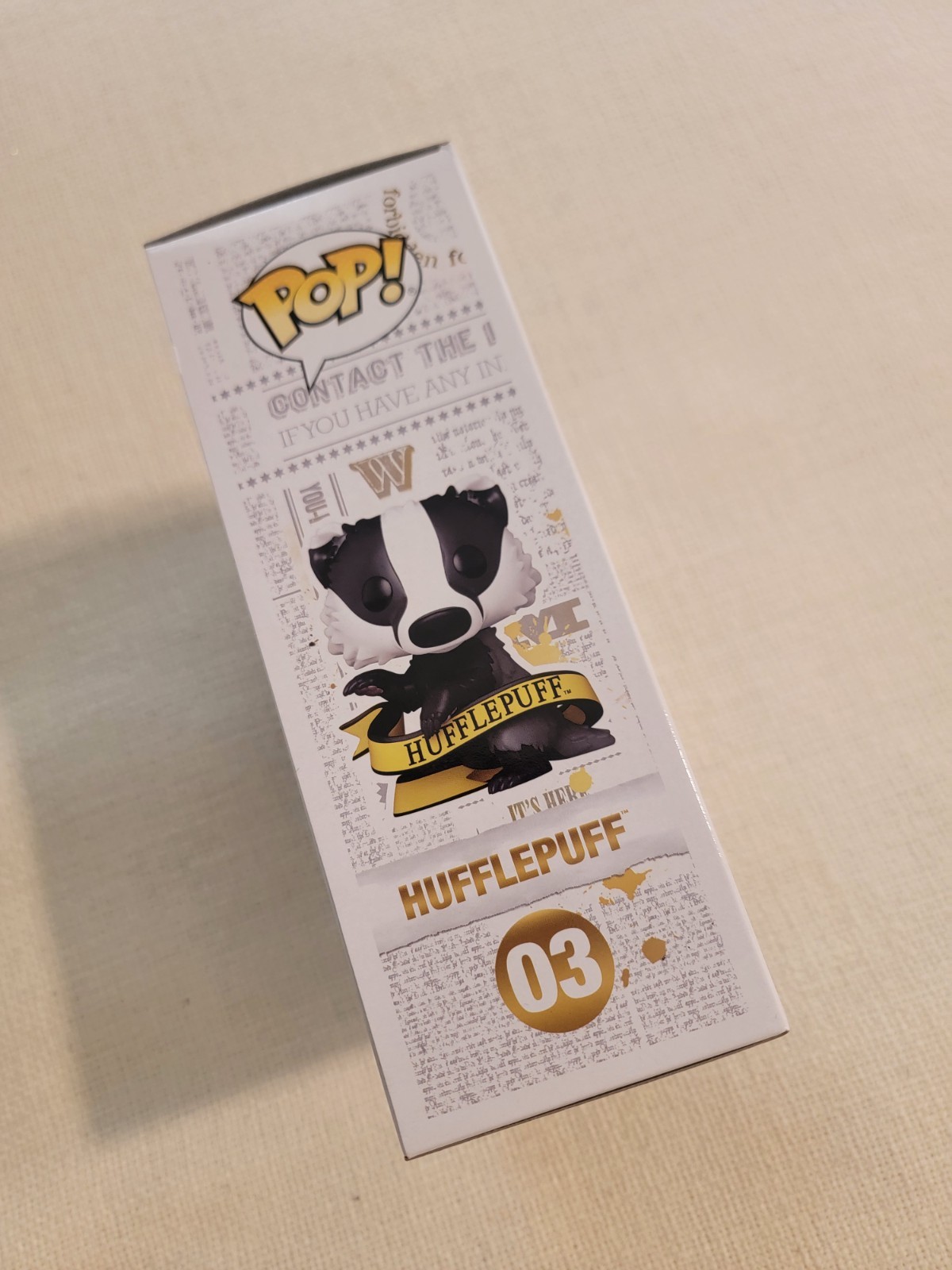 Funko Pop Hufflepuff #03 Harry Potter Wizarding World Funko Exclusive