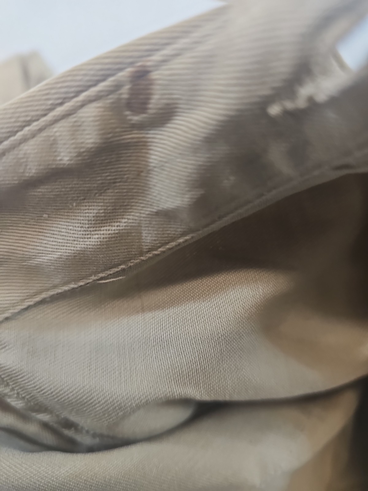 Korean Conflict US Army Khaki Shirt with 80th Infantry Division Insignia Patch