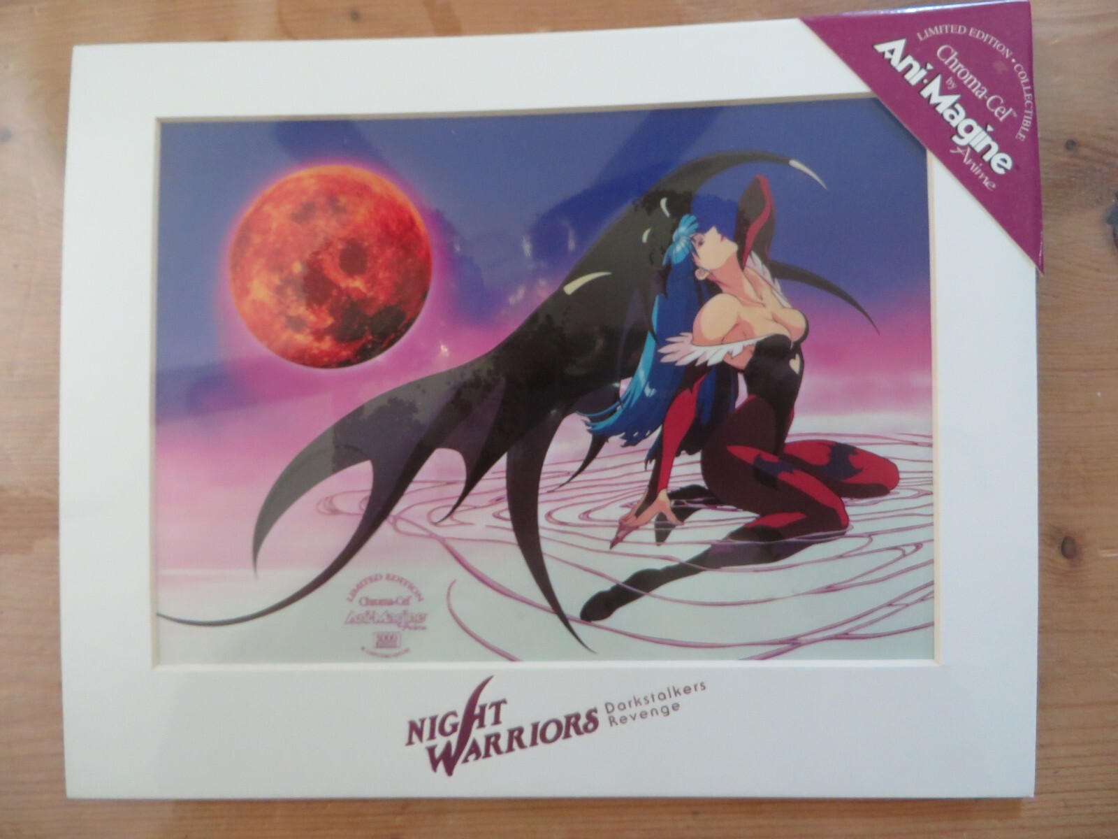 Night Warriors Vampire Savior Morrigan Capcom Limited Edition Chroma Cel Anime