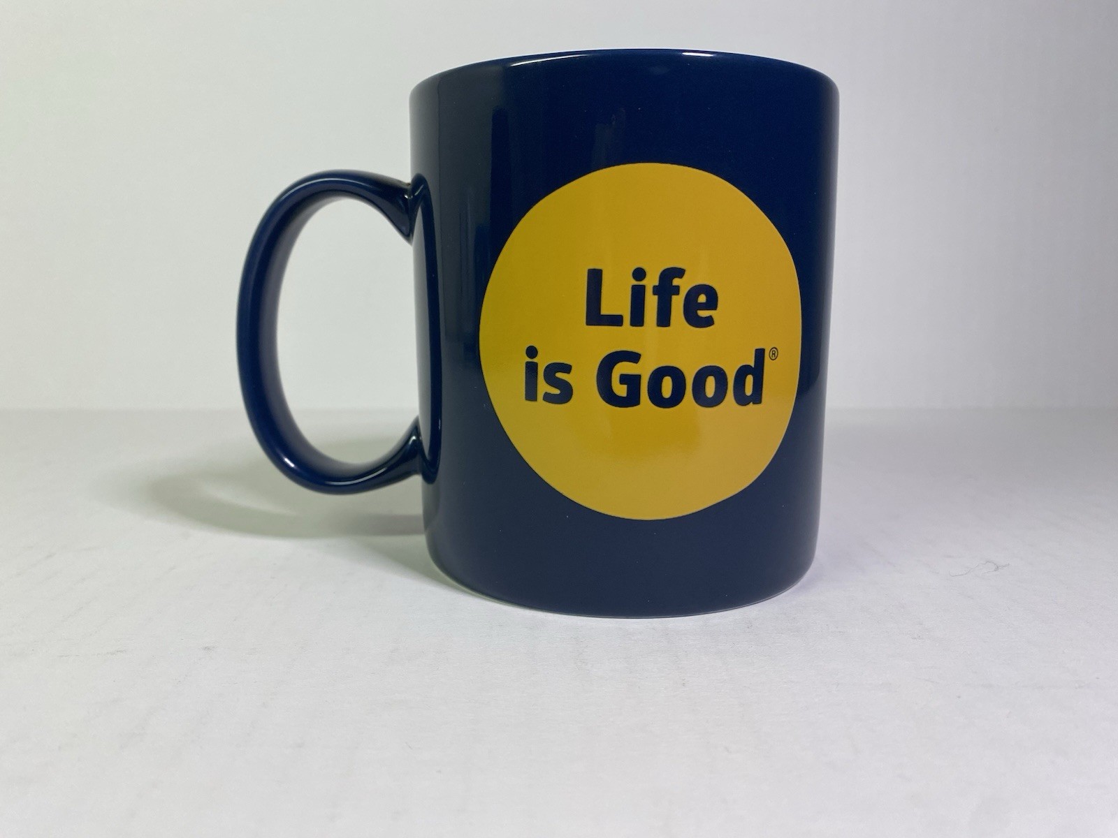 Life Is Good Ceramic Blue “Love What You Do” 4 in Navy Coffee Mug