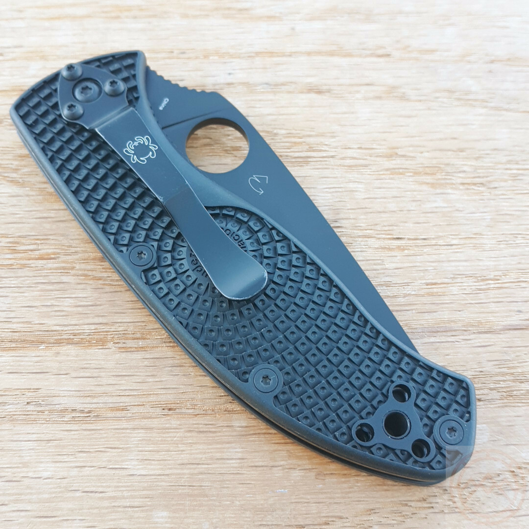Spyderco Tenacious Folding Knife 3.38″ 8Cr13MoV Steel Blade Texture FRN Handle