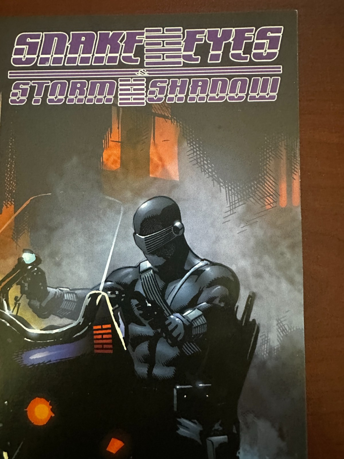 Snake Eyes & Storm Shadow #19 Incentive Variant Idw Purple Rain
