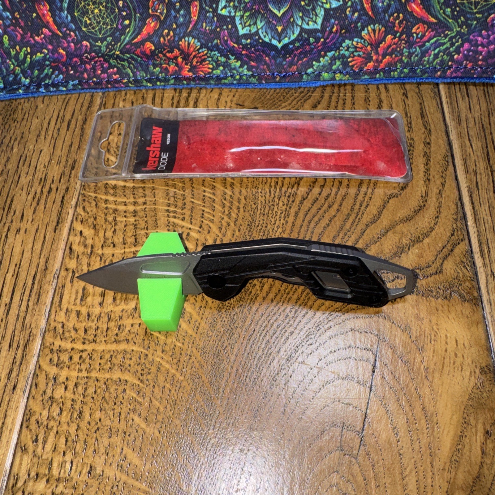 Kershaw 1230 Diode Drop Point Liner Lock 3Cr13MoV With Miscellaneous Lanyard