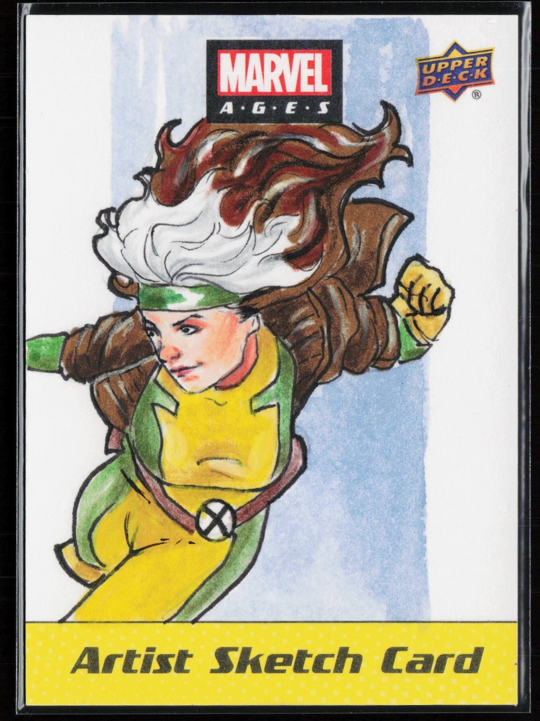 2020 Upper Deck Marvel Ages Sketch by Ali Sasongko Rogue 1/1