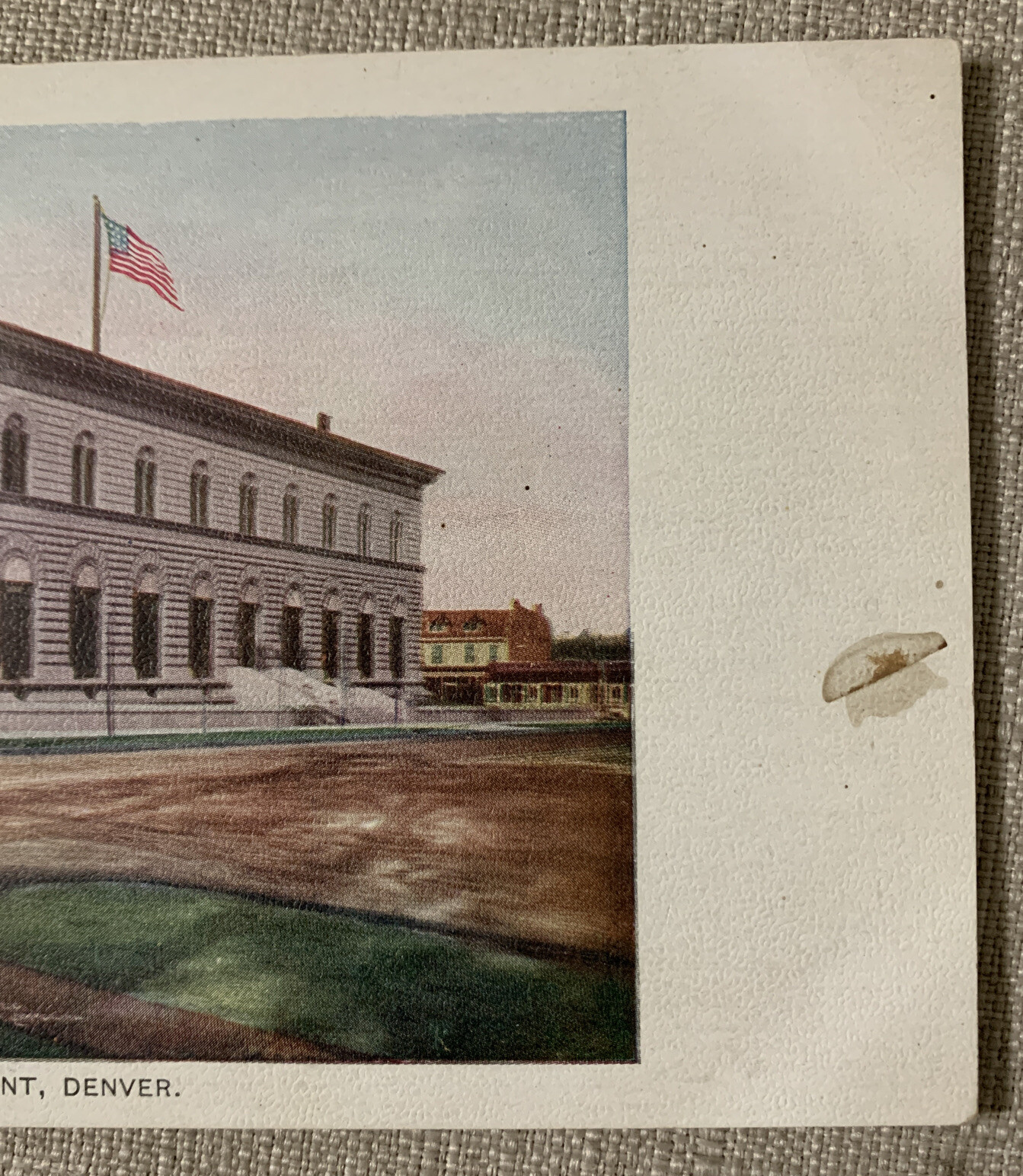DENVER CO U.S. Mint & Union Depot Postcard Lot Of 2 UDB Vtg pre 1908 Colorado