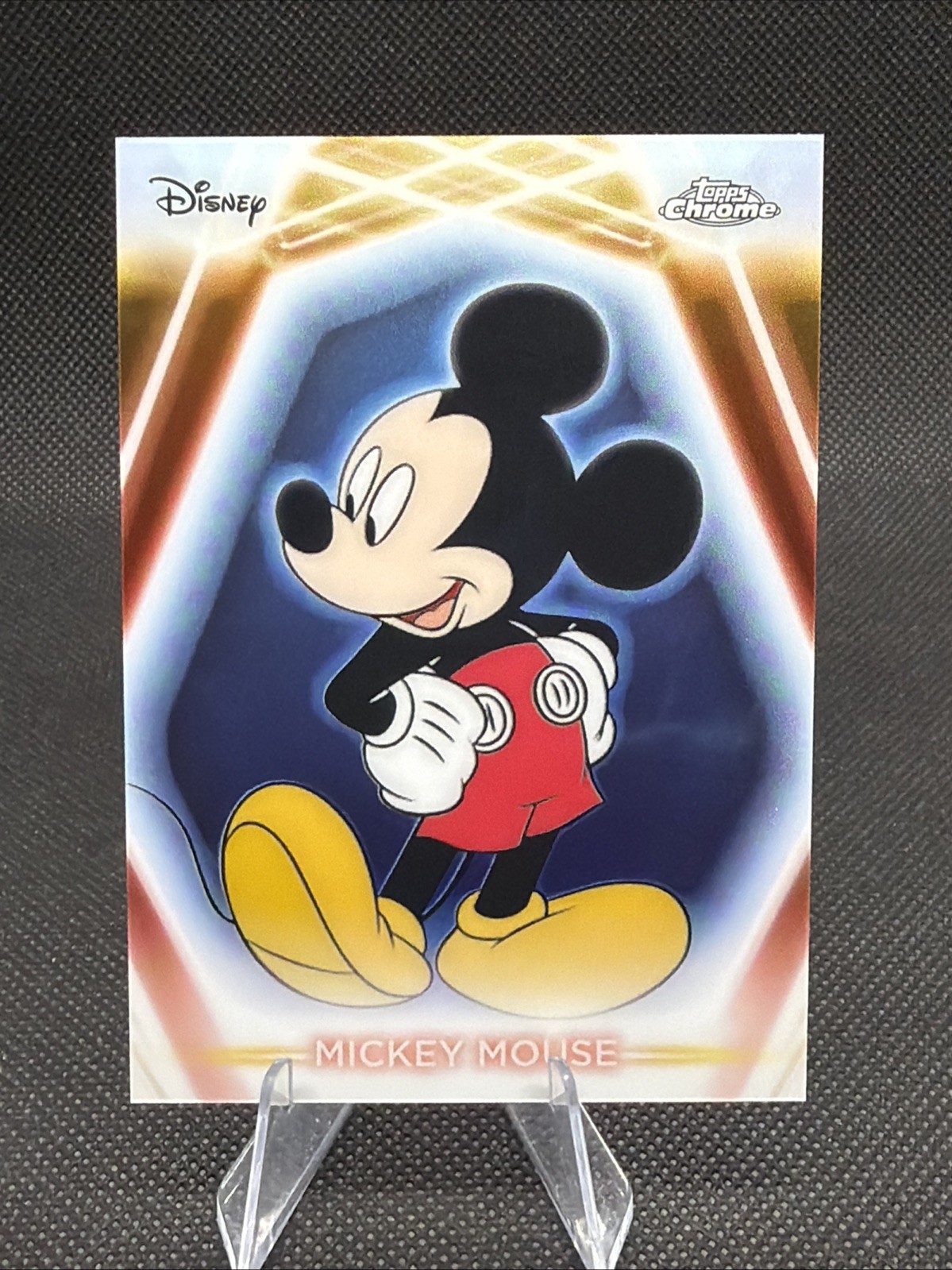2026 Topps Disney Neon #CNE-200 Mickey Mouse Chrome Neon Etch