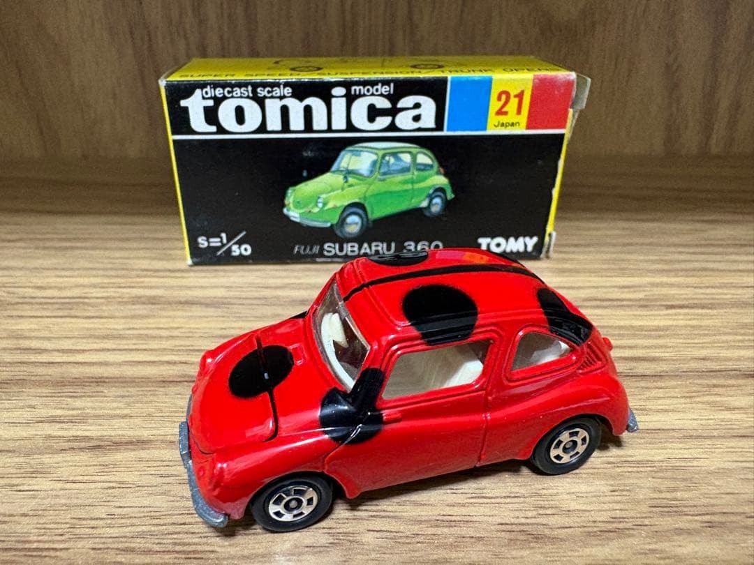 Black Box Tomica Vintage Subaru 360 Ladybug