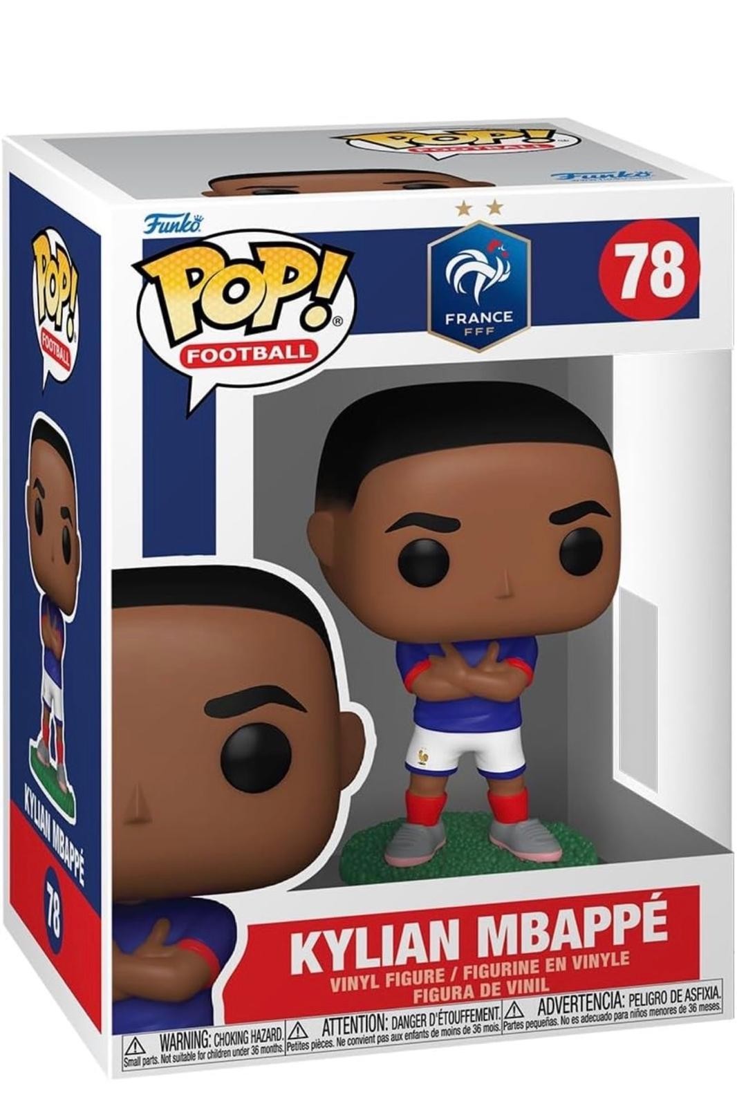 Funko Pop! Football Kylian Mbappé #78 Vinyl Figure 4in Sports Collectible