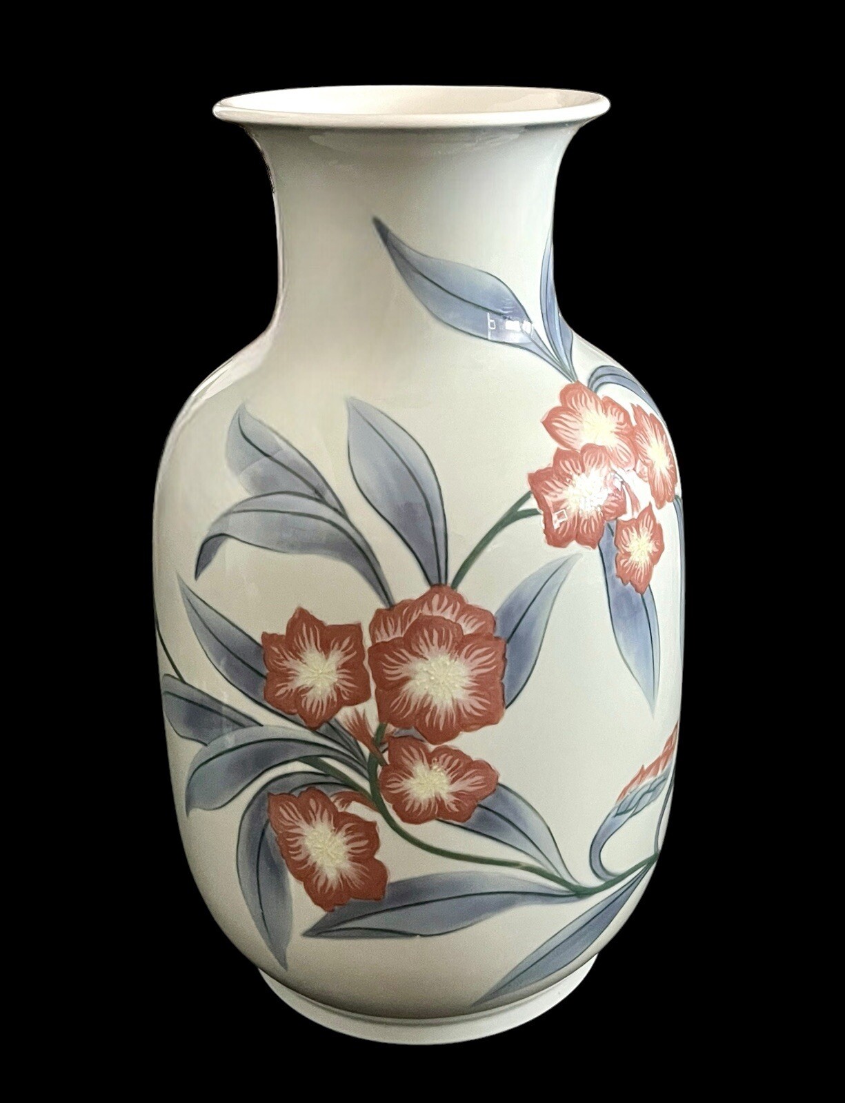 Vintage 1988 Lladro Trumpet Flower Vase 13.25”H Spain Retired Rare Excellent