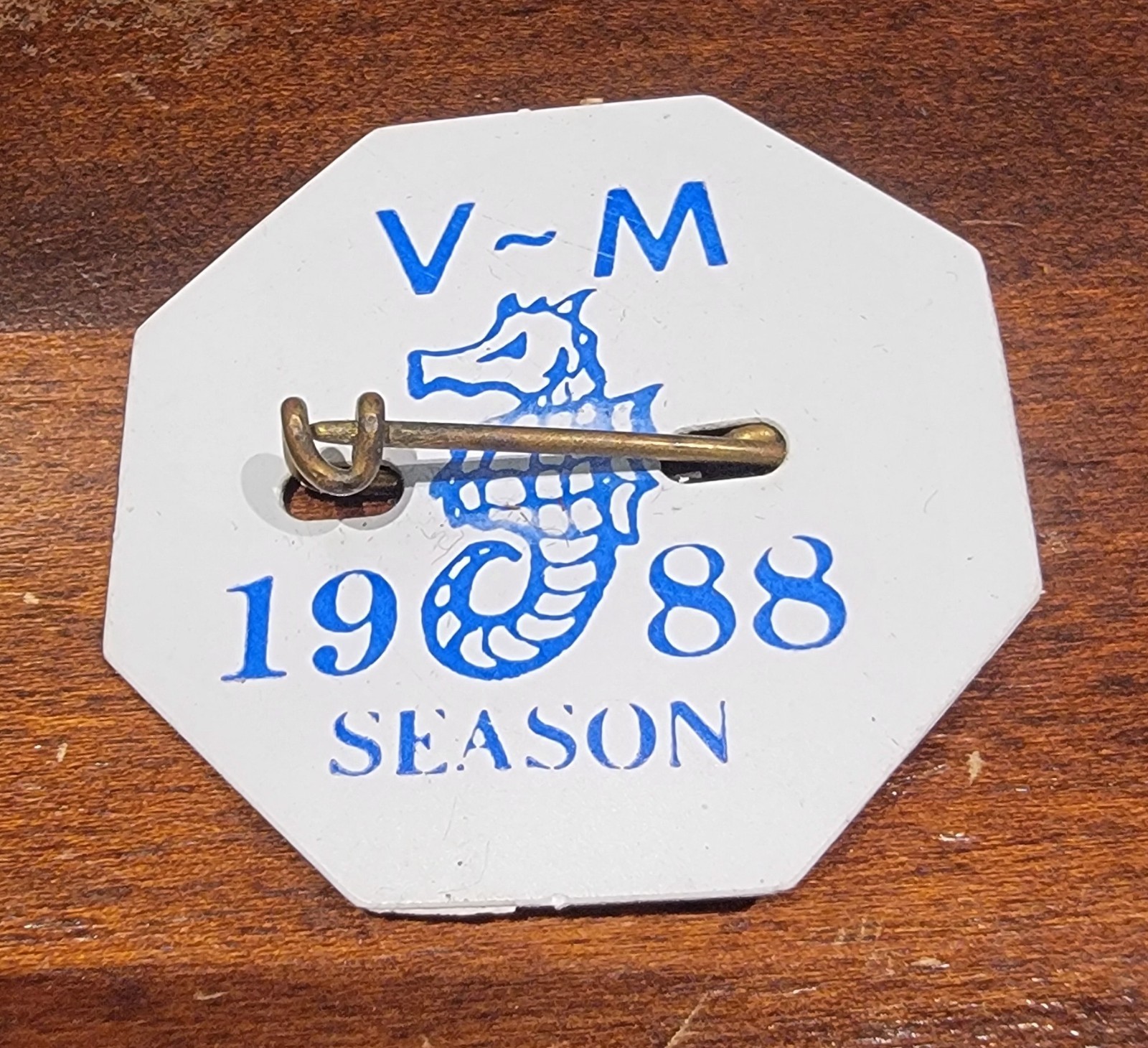 1988 Ventnor-Margate Beach Tag Badge