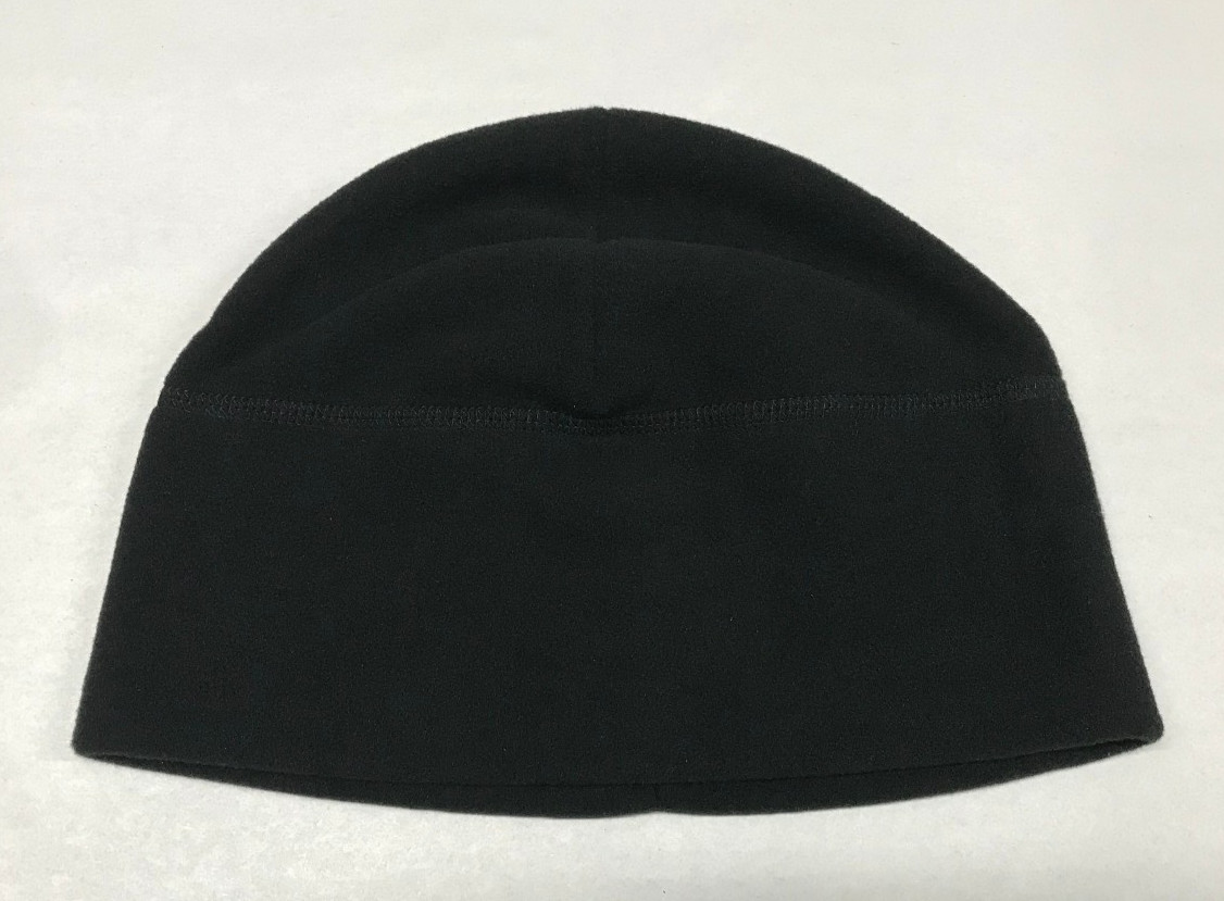 Microfleece Cap 100% Polyester Black USGI NOS