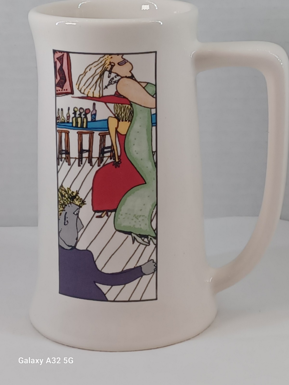 Ron Howard’s Limited Edition “Bar Scene” Mug. 6″ Tall. #89/2000.