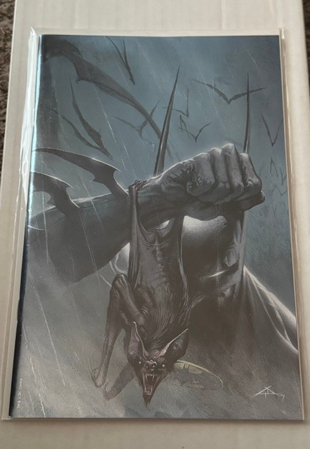 Batman #1 Megacon Fan Expo Black Foil Dell’Otto. Facsimile of 1st Batman, Joker