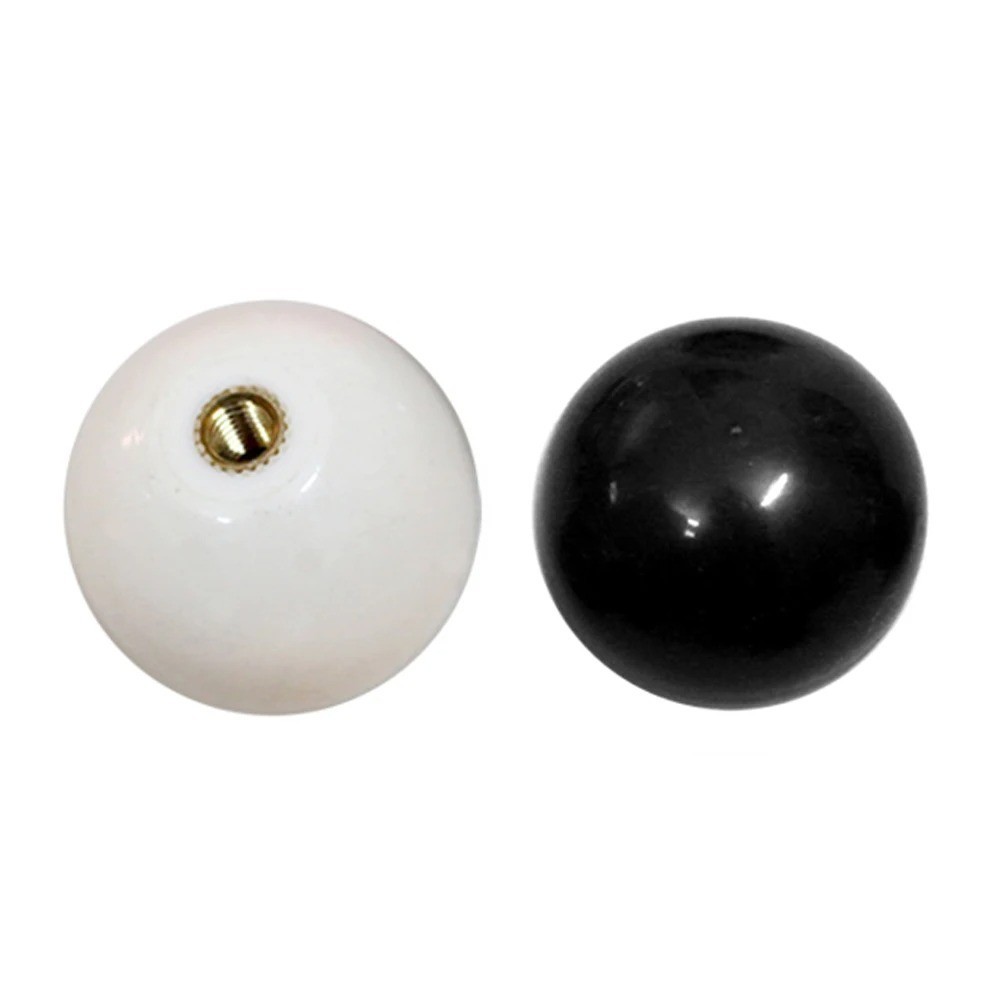 2 Pcs Arcade Joystick Bat Ball Top Oval Handle Knob for ZIPPY SANWA US