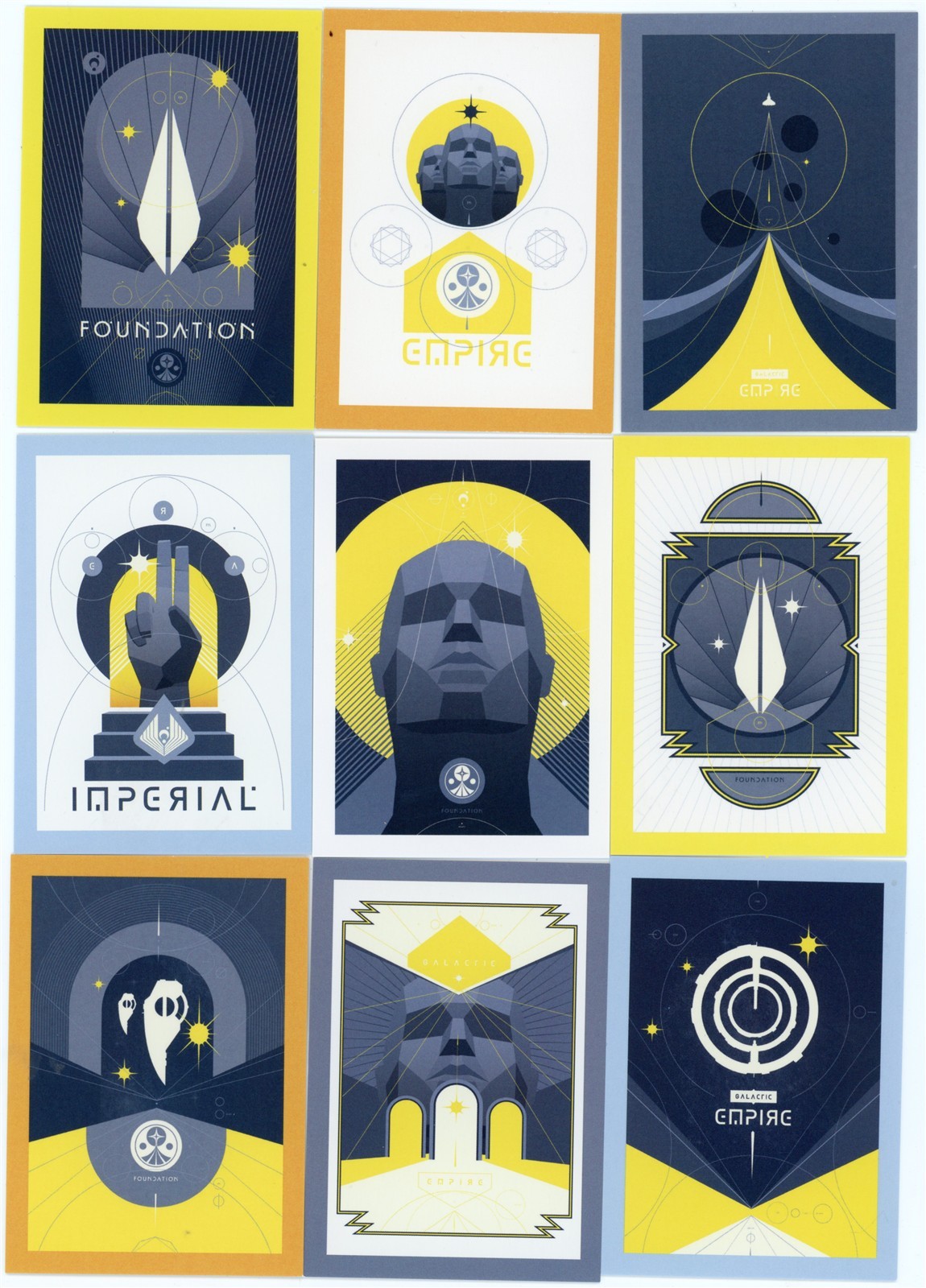 2025 Foundation Seasons 1 & 2 9 card Gallery Art Set GA1-GA9