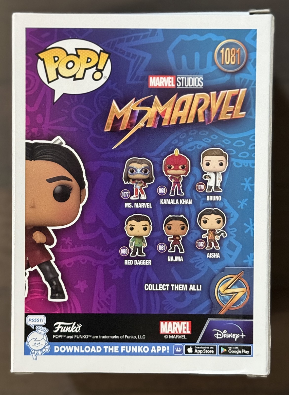 Funko Pop! Marvel Ms. Marvel Najma #1081