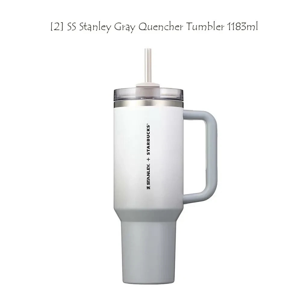 STARBUCKS KOREA 2024 SS Stanley Quencher Tumbler 1183ml(40oz) Limited Edition