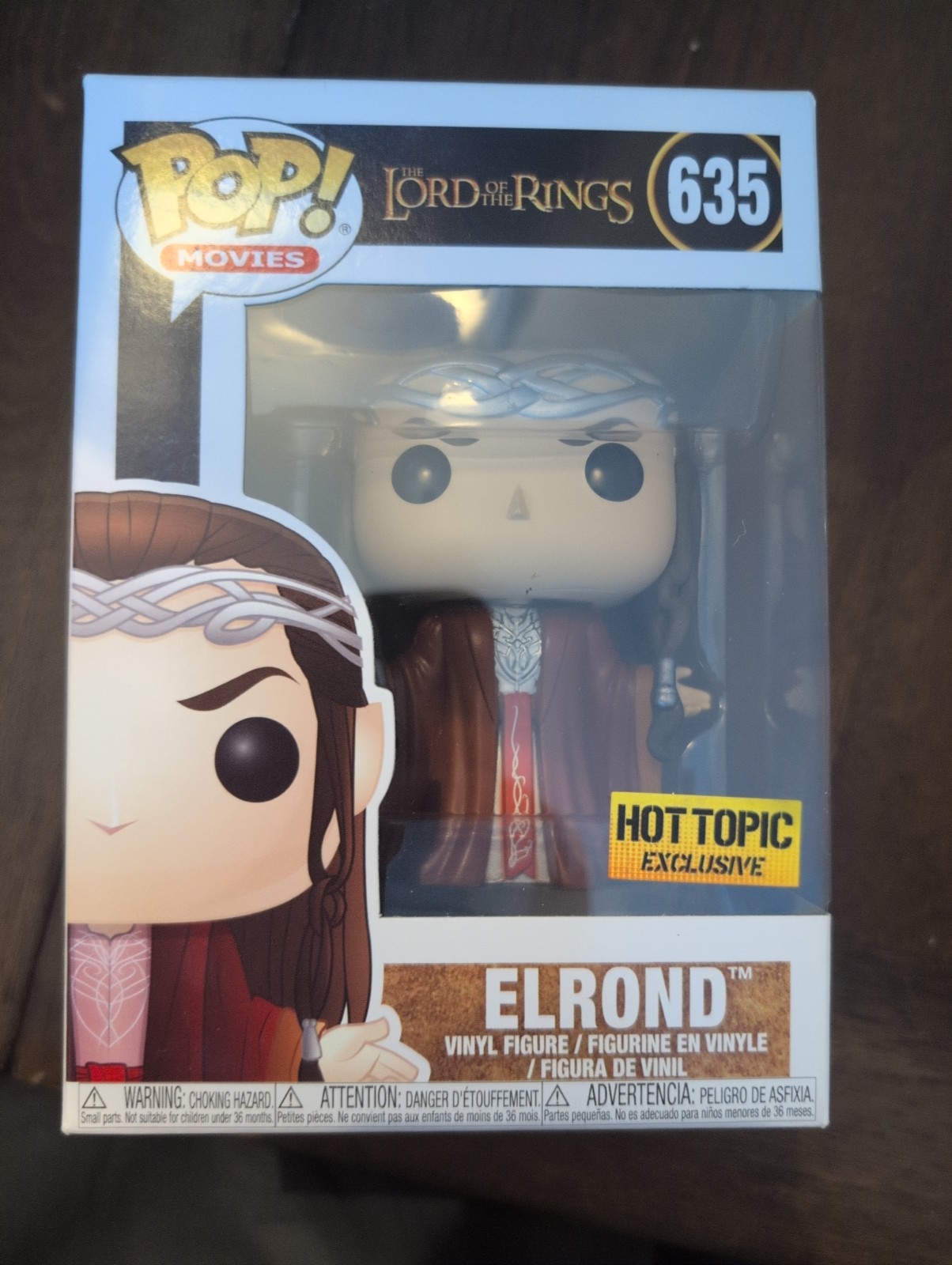 Funko Pop! Vinyl: The Lord of the Rings – Elrond – Hot Topic (Exclusive) #635