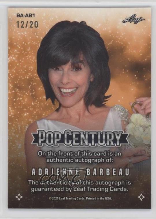 2025 Leaf Metal Pop Century 12/20 Adrienne Barbeau #BA-AB1 Auto ob9