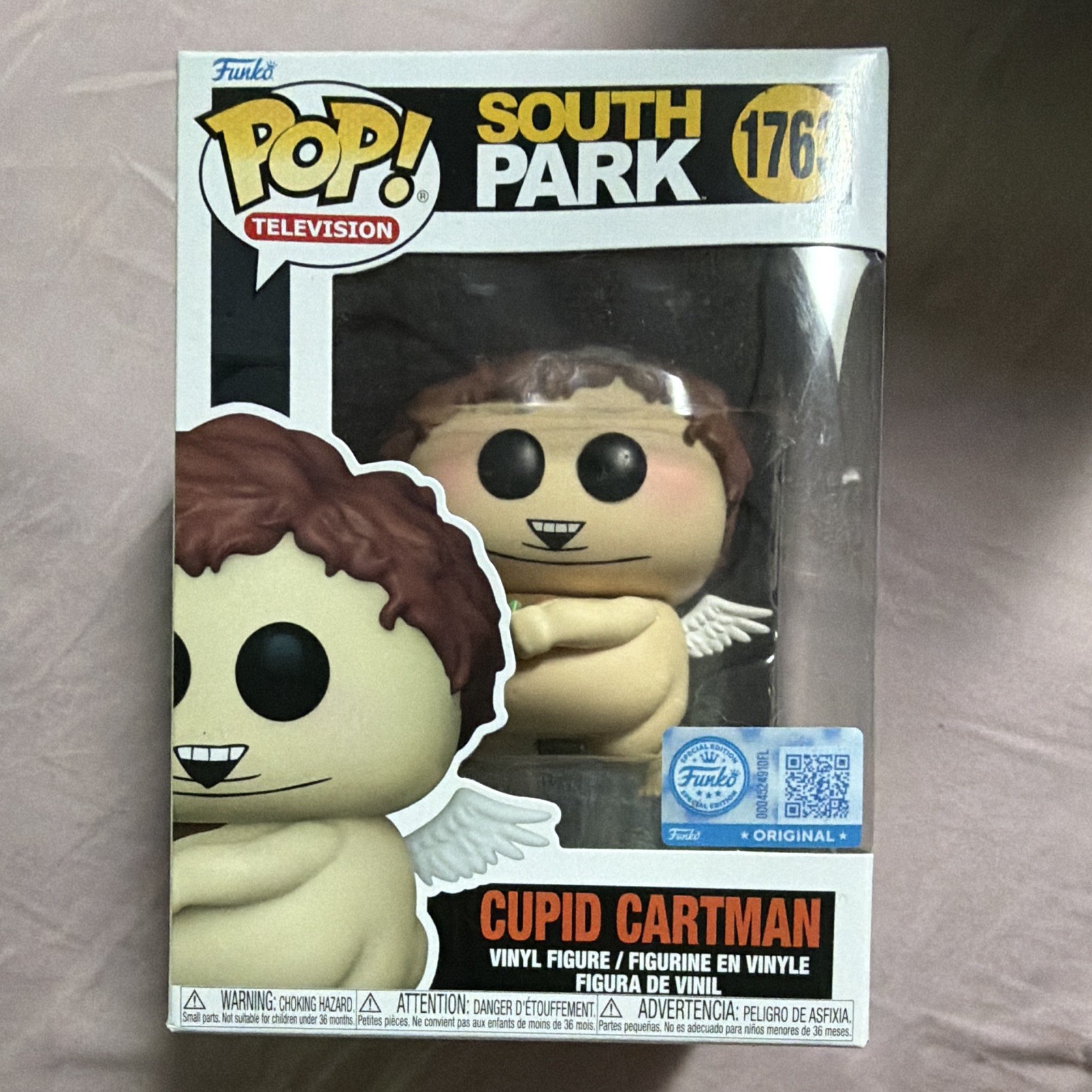 Funko Pop! Television South Park Cupid Cartman Vinyl Figure #1763 & cartman #17