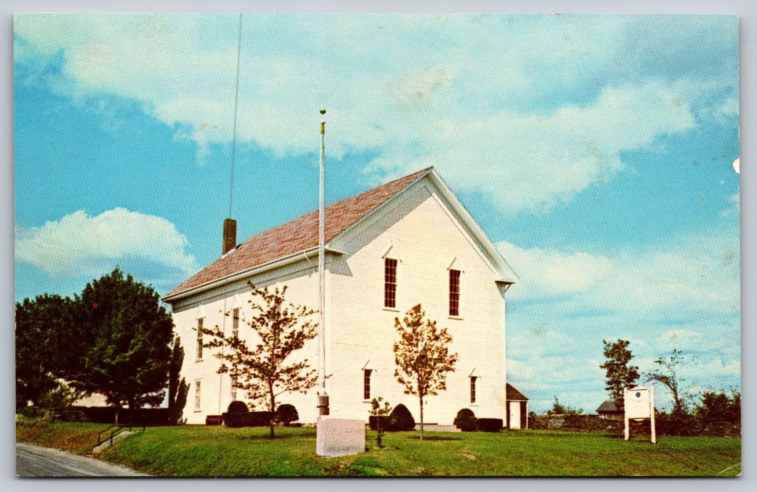 Vintage Portsmouth Historical Society Postcard Rhode Island Museum