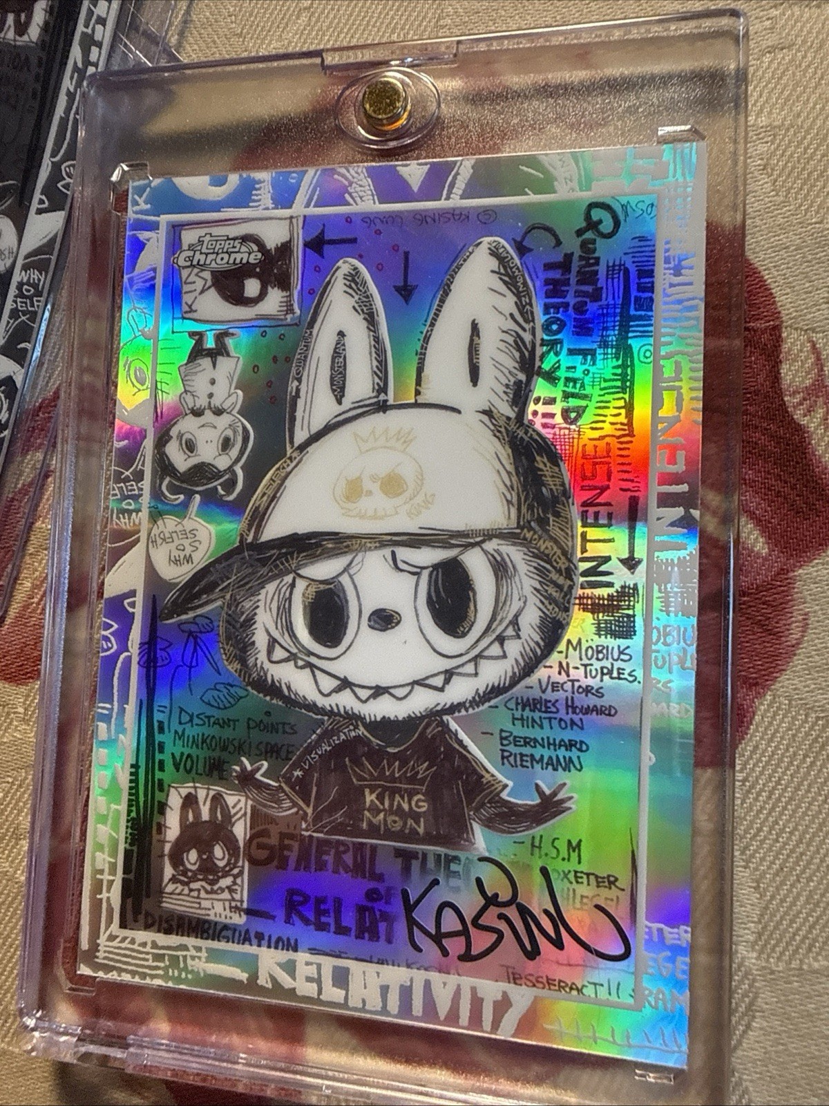 2025 Topps Chrome Labubu #1 HEAVEN Kasing Lung Artist Facsimile AUTO SSP CASEHIT